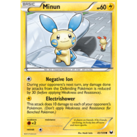 Minum 40/108 BW Dark Explorers Common Pokemon Card NEAR MINT TCG