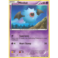 Woobat 50/108 BW Dark Explorers Common Pokemon Card NEAR MINT TCG