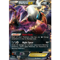 Darkrai EX 63/108 BW Dark Explorers Holo Ultra Rare Pokemon Card NEAR MINT TCG