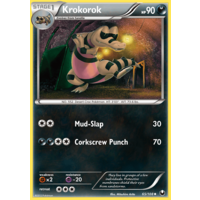Krokorok 65/108 BW Dark Explorers Uncommon Pokemon Card NEAR MINT TCG