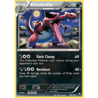 Krookodile 66/108 BW Dark Explorers Holo Rare Pokemon Card NEAR MINT TCG