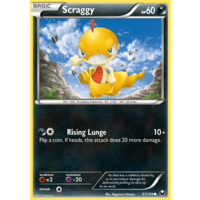Scraggy 67/108 BW Dark Explorers Common Pokemon Card NEAR MINT TCG