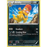 Scrafty 68/108 BW Dark Explorers Rare Pokemon Card NEAR MINT TCG