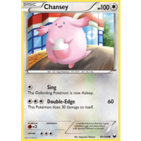 Chansey 80/108 BW Dark Explorers Common Pokemon Card NEAR MINT TCG
