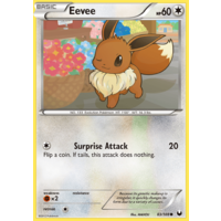 Eevee 83/108 BW Dark Explorers Common Pokemon Card NEAR MINT TCG