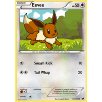 Eevee 84/108 BW Dark Explorers Common Pokemon Card NEAR MINT TCG