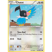 Chatot 85/108 BW Dark Explorers Uncommon Pokemon Card NEAR MINT TCG