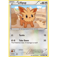 Lillipup 86/108 BW Dark Explorers Common Pokemon Card NEAR MINT TCG