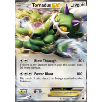 Tornadus EX 90/108 BW Dark Explorers Holo Ultra Rare Pokemon Card NEAR MINT TCG