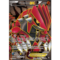 Groudon EX 106/108 BW Dark Explorers Holo Ultra Rare Full Art Pokemon Card NEAR MINT TCG