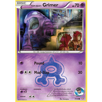 Team Aqua's Grimer 7/34 XY Double Crisis Common Pokemon Card NEAR MINT TCG