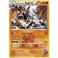 Team Magma's Aggron 14/34 XY Double Crisis Holo Rare Pokemon Card NEAR MINT TCG
