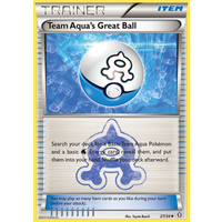 Team Aqua's Great Ball 27/34 XY Double Crisis Uncommon Trainer Pokemon Card NEAR MINT TCG