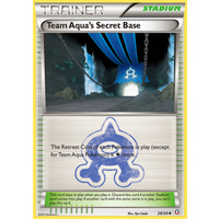 Team Aqua's Secret Base 28/34 XY Double Crisis Uncommon Trainer Pokemon Card NEAR MINT TCG