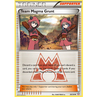 Team Magma Grunt 30/34 XY Double Crisis Uncommon Trainer Pokemon Card NEAR MINT TCG