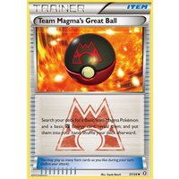Team Magma's Great Ball 31/34 XY Double Crisis Uncommon Trainer Pokemon Card NEAR MINT TCG