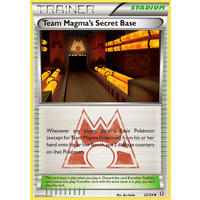 Team Magma's Secret Base 32/34 XY Double Crisis Uncommon Trainer Pokemon Card NEAR MINT TCG