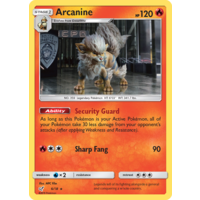 Arcanine 6/18 SM Detective Pikachu Holo Rare Pokemon Card NEAR MINT TCG