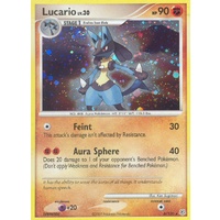 Lucario 6/130 DP Base Set Holo Rare Pokemon Card NEAR MINT TCG