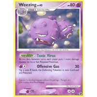 Weezing 31/106 DP Great Encounters Rare Pokemon Card NEAR MINT TCG