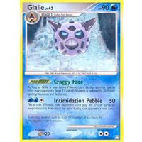 Glalie 25/123 DP Mysterious Treasures Rare Pokemon Card NEAR MINT TCG