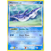 Mantine 29/123 DP Mysterious Treasures Rare Pokemon Card NEAR MINT TCG