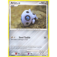 Aron 71/123 DP Mysterious Treasures Common Pokemon Card NEAR MINT TCG