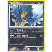 Murkrow 90/123 DP Mysterious Treasures Common Pokemon Card NEAR MINT TCG