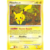 Pikachu 94/123 DP Mysterious Treasures Common Pokemon Card NEAR MINT TCG