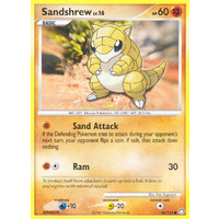 Sandshrew 96/123 DP Mysterious Treasures Common Pokemon Card NEAR MINT TCG