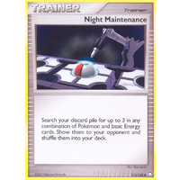 Night Maintenance 113/123 DP Mysterious Treasures Uncommon Trainer Pokemon Card NEAR MINT TCG