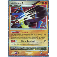 Lucario LV.X 122/123 DP Mysterious Treasures Holo Ultra Rare Pokemon Card NEAR MINT TCG