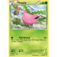 Hoppip 1/124 BW Dragons Exalted Common Pokemon Card NEAR MINT TCG