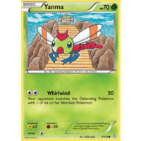 Yanma 4/124 BW Dragons Exalted Common Pokemon Card NEAR MINT TCG