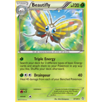 Beautifly 8/124 BW Dragons Exalted Rare Pokemon Card NEAR MINT TCG