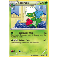 Roserade 14/124 BW Dragons Exalted Uncommon Pokemon Card NEAR MINT TCG