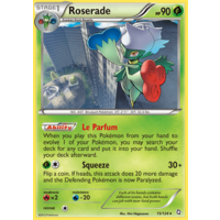 Roserade 15/124 BW Dragons Exalted Rare Pokemon Card NEAR MINT TCG