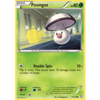 Foongus 17/124 BW Dragons Exalted Common Pokemon Card NEAR MINT TCG