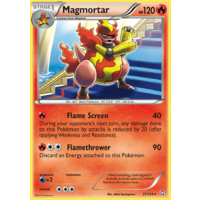 Magmortar 21/124 BW Dragons Exalted Rare Pokemon Card NEAR MINT TCG
