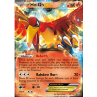 Ho-Oh Ex 22/124 BW Dragons Exalted Holo Ultra Rare Pokemon Card NEAR MINT TCG