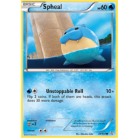 Spheal 29/124 BW Dragons Exalted Common Pokemon Card NEAR MINT TCG