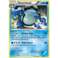 Seismitoad 36/124 BW Dragons Exalted Rare Pokemon Card NEAR MINT TCG