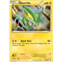 Electrike 42/124 BW Dragons Exalted Common Pokemon Card NEAR MINT TCG