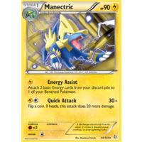 Manectric 44/124 BW Dragons Exalted Rare Pokemon Card NEAR MINT TCG
