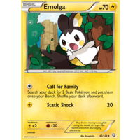Emolga 45/124 BW Dragons Exalted Uncommon Pokemon Card NEAR MINT TCG