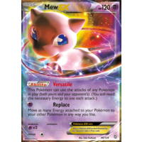 Mew EX 46/124 BW Dragons Exalted Holo Ultra Rare Pokemon Card NEAR MINT TCG
