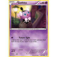 Gothita 55/124 BW Dragons Exalted Common Pokemon Card NEAR MINT TCG