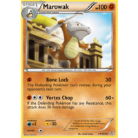 Marowak 61/124 BW Dragons Exalted Rare Pokemon Card NEAR MINT TCG