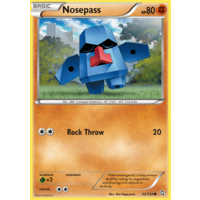Nosepass 62/124 BW Dragons Exalted Common Pokemon Card NEAR MINT TCG