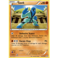Sawk 69/124 BW Dragons Exalted Uncommon Pokemon Card NEAR MINT TCG